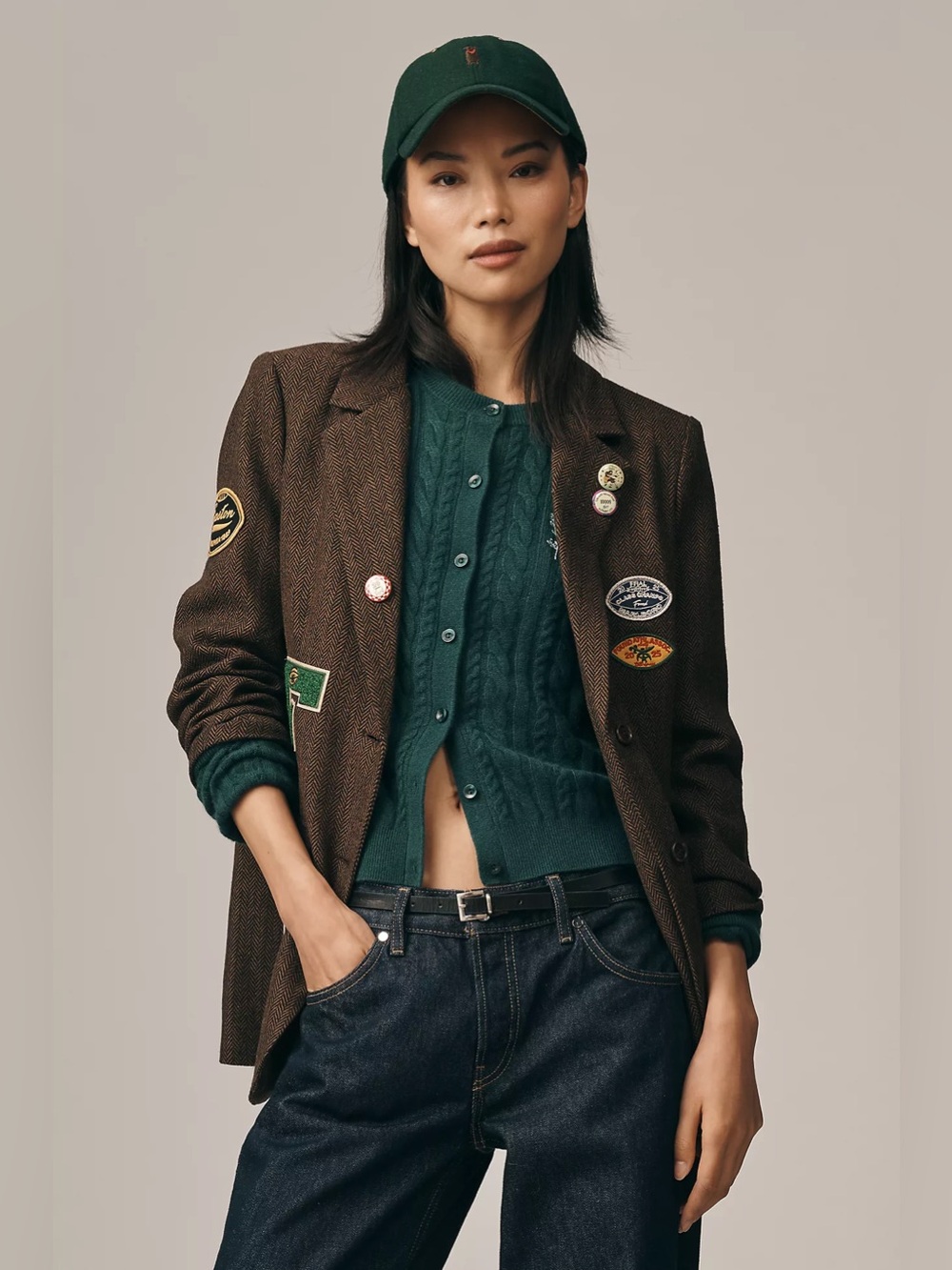 FOUND Oversized Patches Blazer 🍪